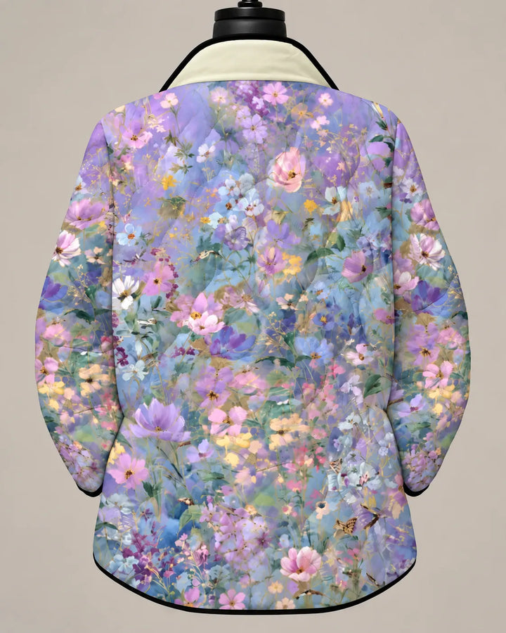 Vivienne | Veste Matelassée Fleurs des Prés