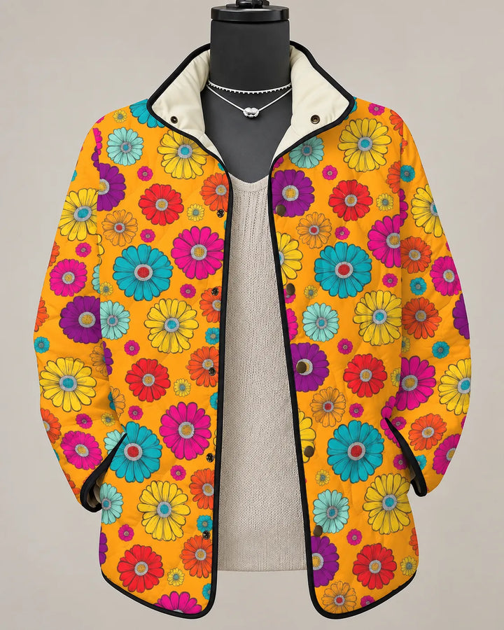 Mirelle | Veste Matelassée Patchwork Colorée