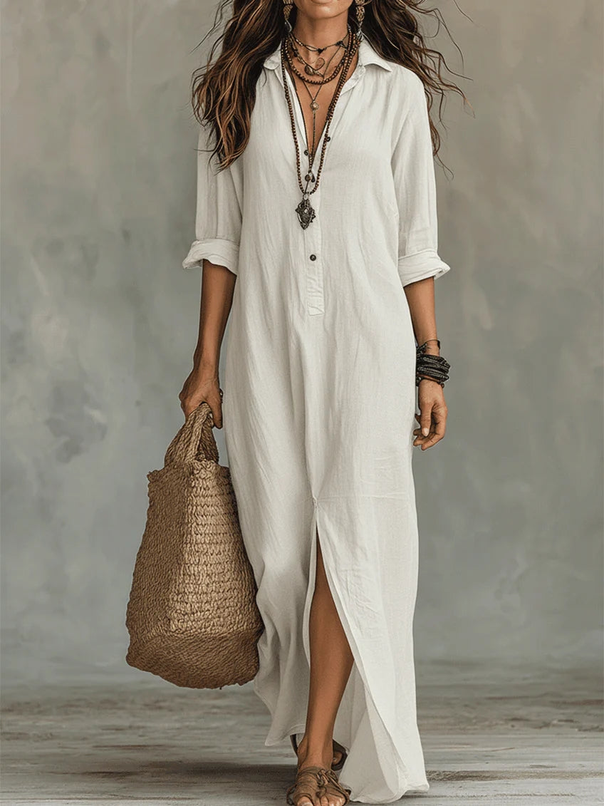 Willow | Robe Longue Facile à Silhouette Flatteuse