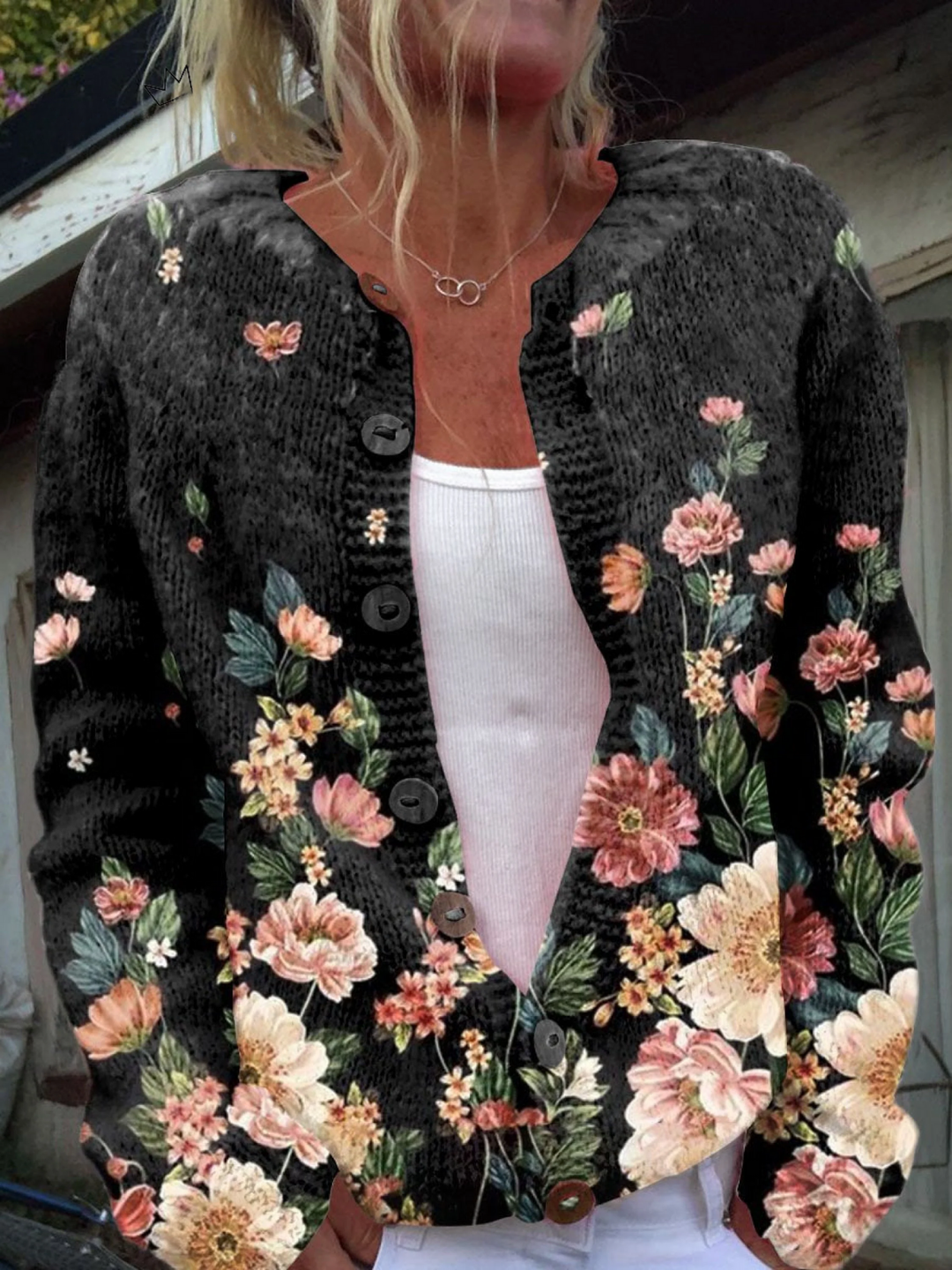 Kivara | Cardigan Vintage Fleuri
