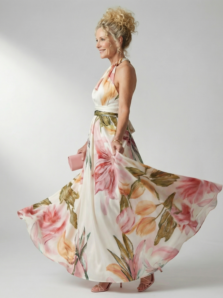 Maison Élise | Robe Maxi Fleurie Légère Amiel