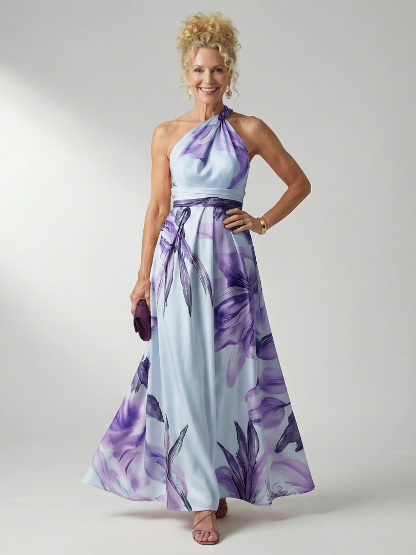Amiel | Robe Longue Fleurie Légère