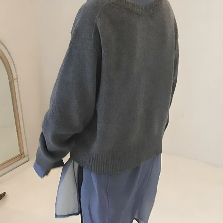 Luna | Cardigan en Maille Douce Boutons Asymétriques