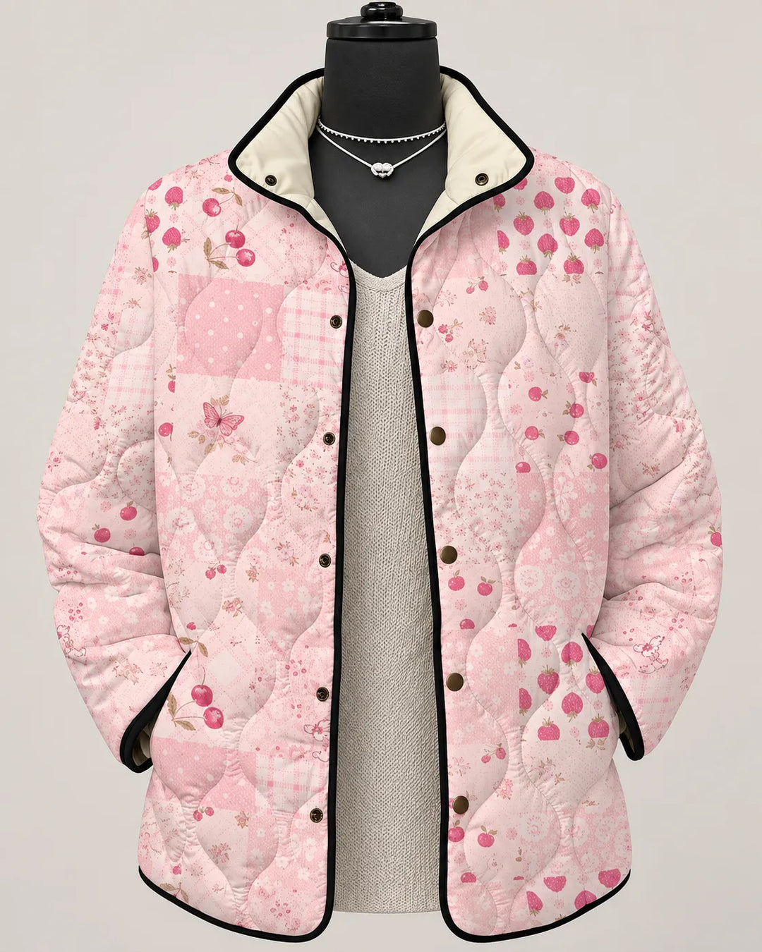 Rosalie | Veste Matelassée Jardin Doux