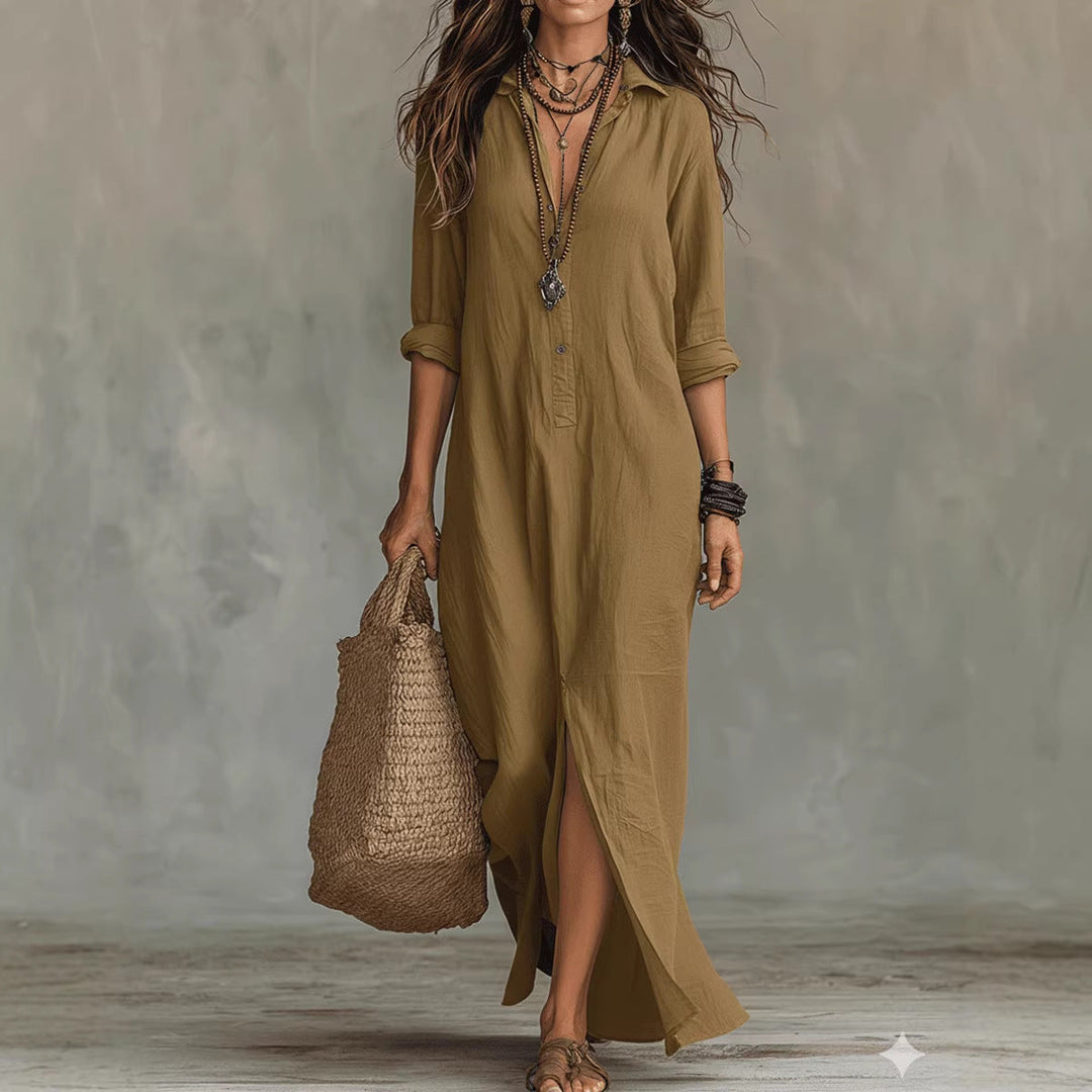 Willow | Robe Longue Facile à Silhouette Flatteuse