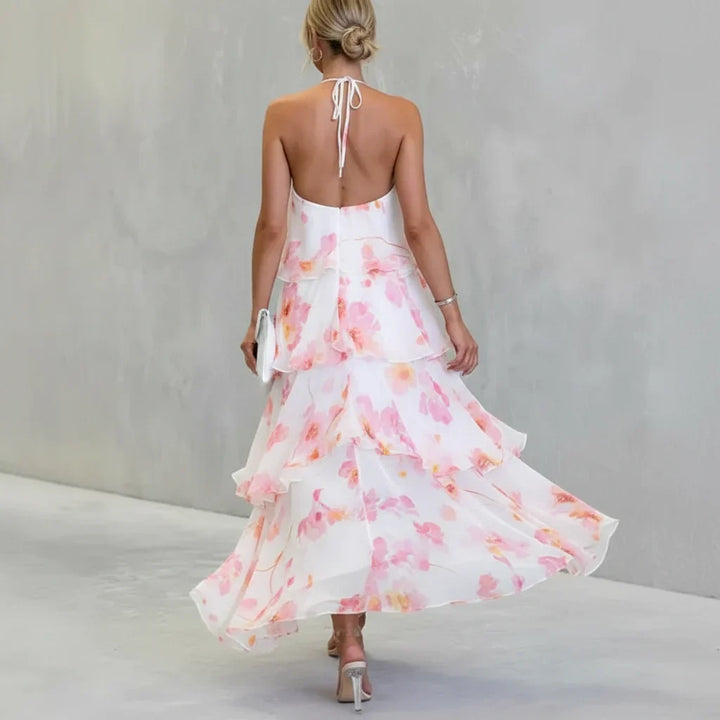 Estrella | Robe Midi à Col Halter