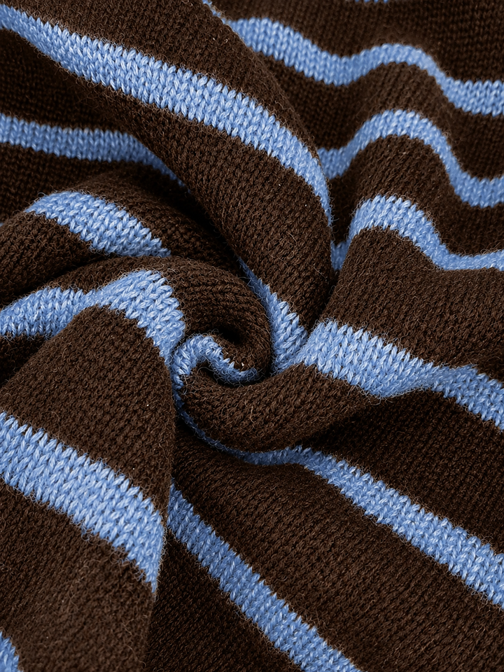 Mabel | Cardigan Rayé en Maille