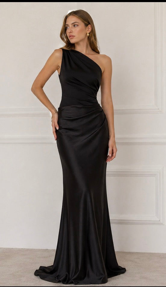 Sophia | Robe Longue Satinée
