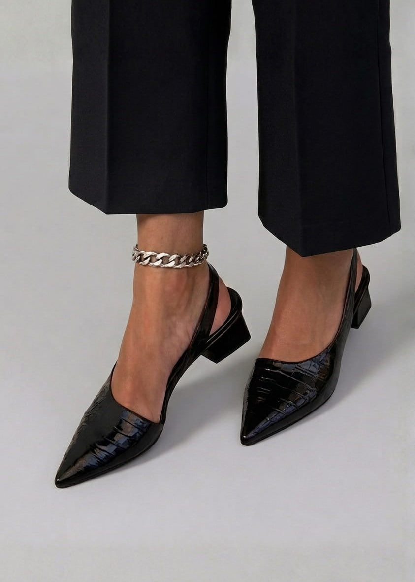 Elisa – Escarpins Slingback Élégance et Confort