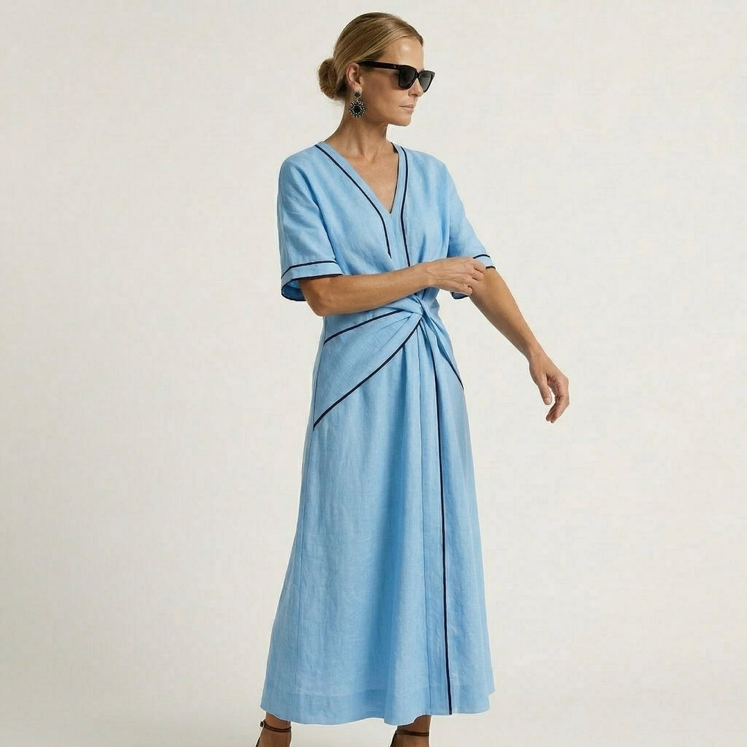Mila | Robe Élégante à Taille Flatteuse, Chic de Vacances