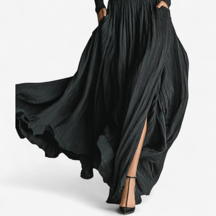 Rachel | Robe Maxi Taille Haute