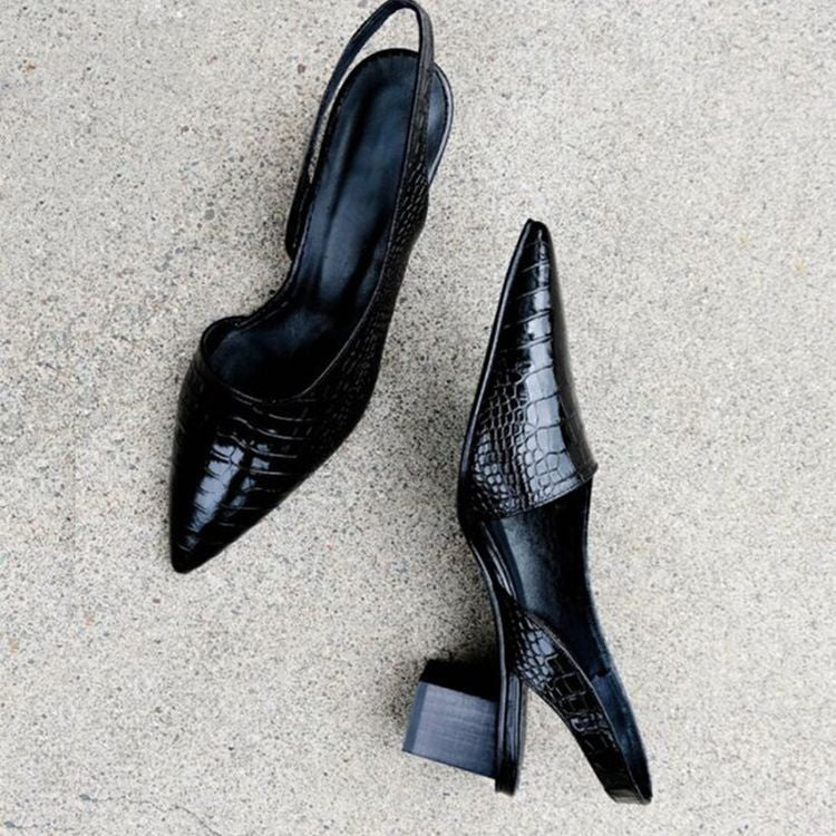 Elisa – Escarpins Slingback Élégance et Confort