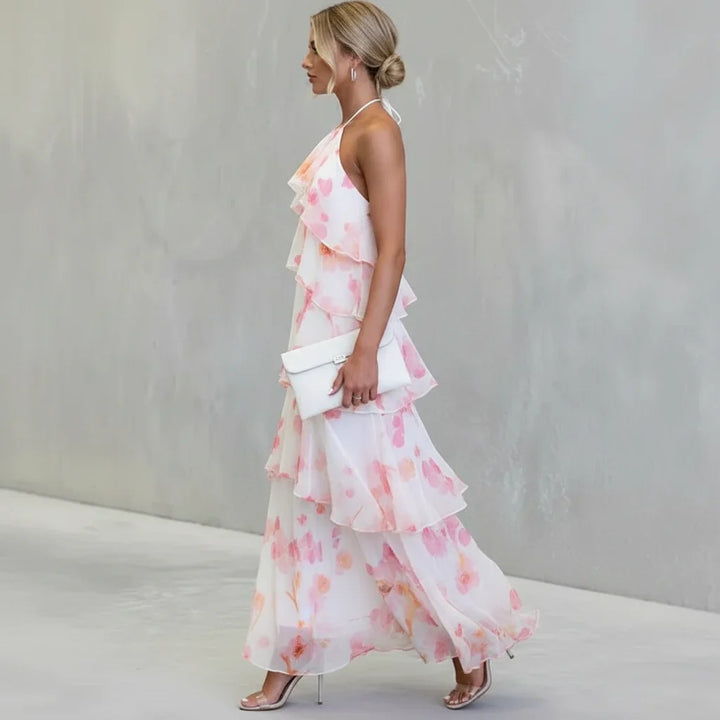 Estrella | Robe Midi à Col Halter