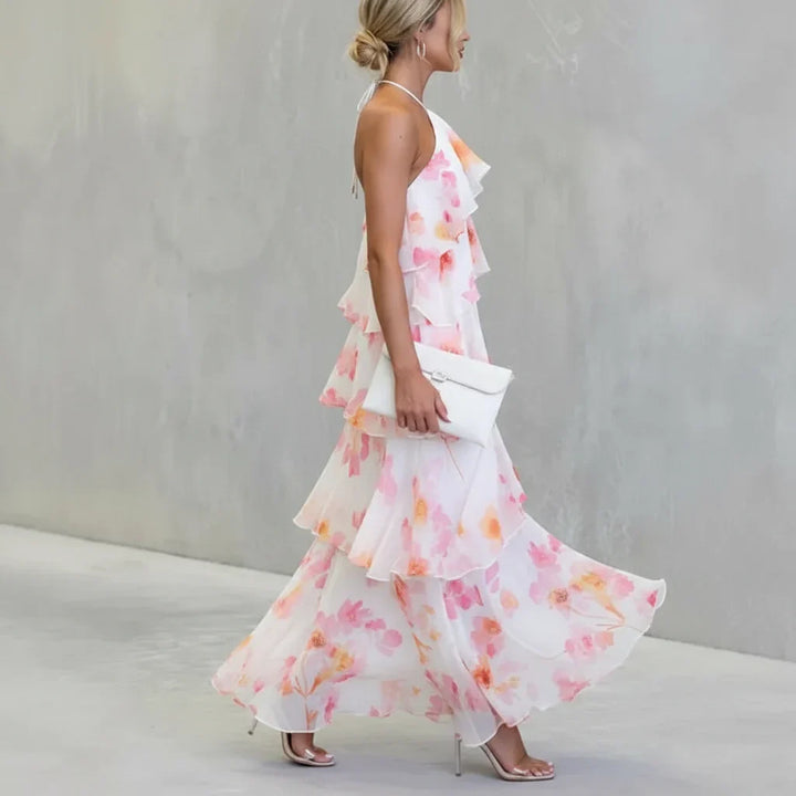 Estrella | Robe Midi à Col Halter