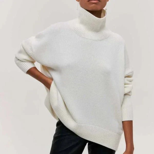 Amanda | Pull Oversize à Col Roulé
