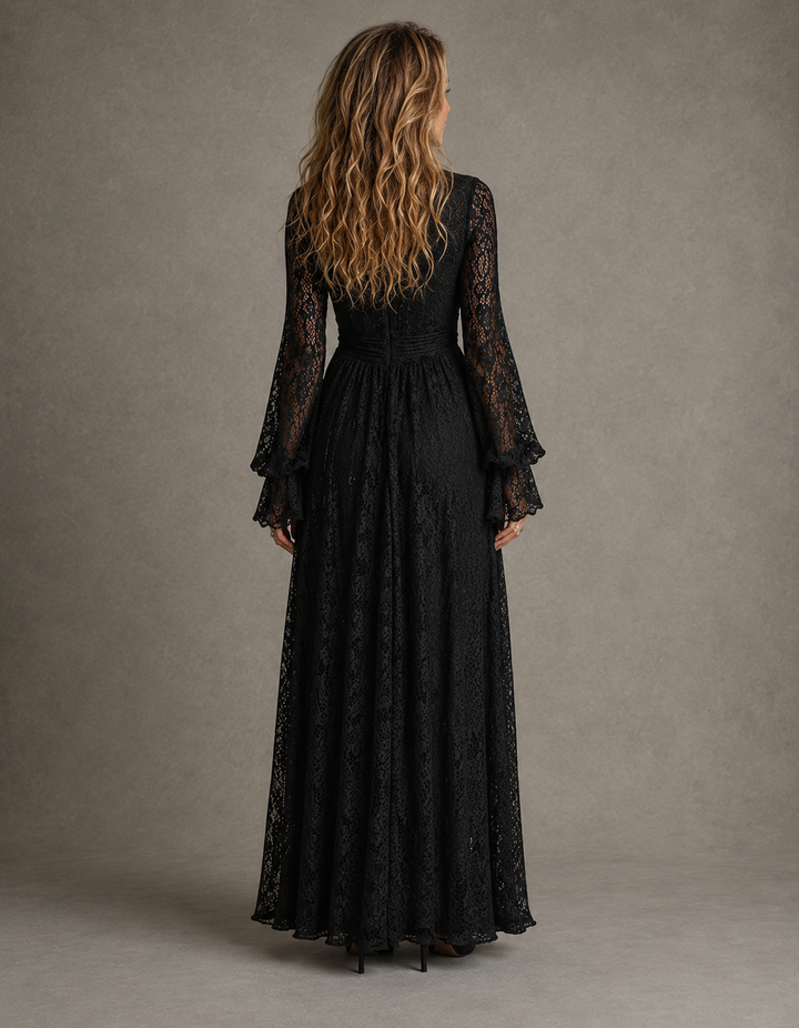 Charlotte | Robe Longue à Décolleté Plongeant
