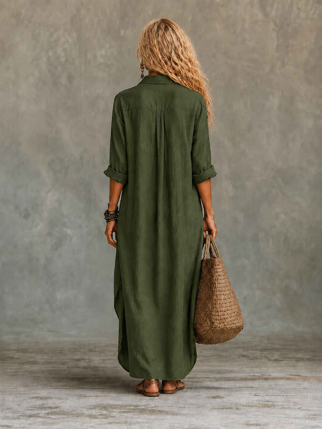 Vivienne | Robe Longue Boutonnée