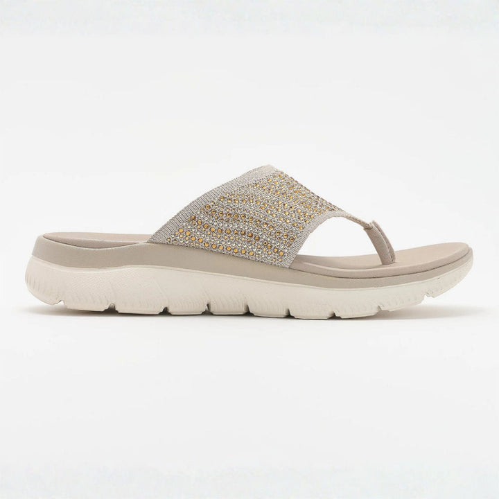 LIORA™ | Sandales à lanières en maille cristalline, confortables, pour femme
