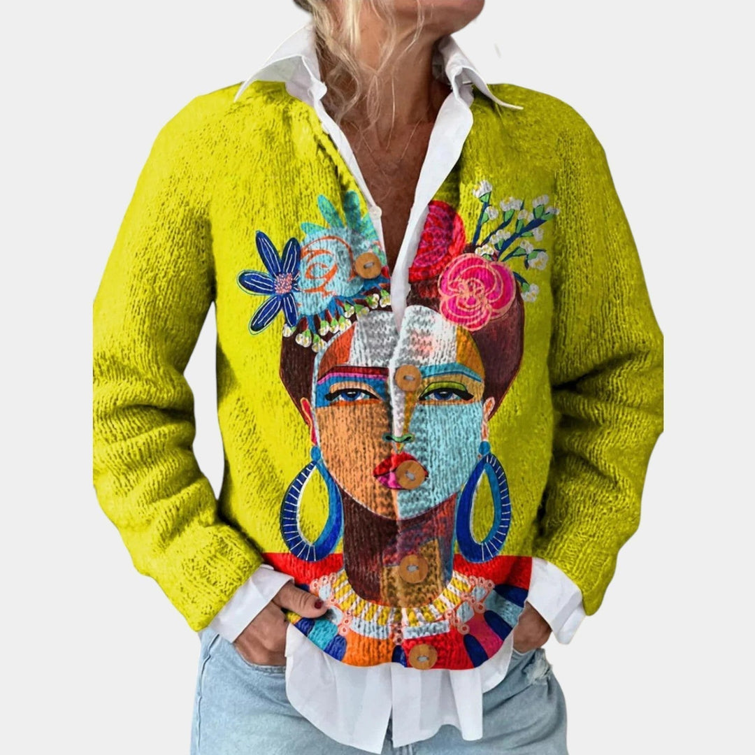 Freda | Cardigan Douillet en Maille Élégant