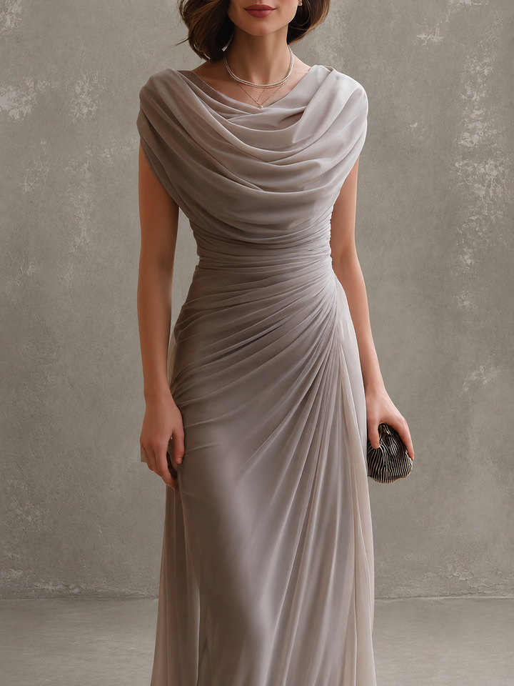 Jilliann | Robe Longue Fluide Élégante