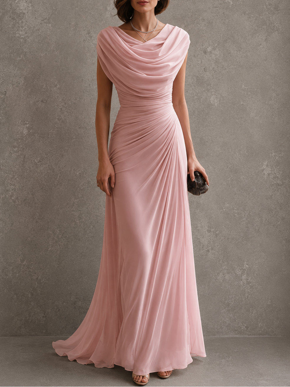 Jilliann | Robe Longue Fluide Élégante
