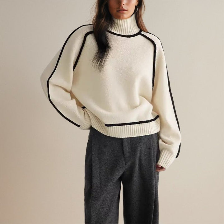 Lisanne | Pull à Col Roulé Élégant et Confortable