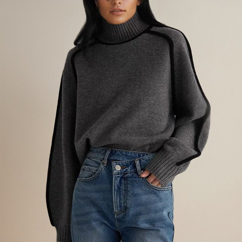 Lisanne | Pull à Col Roulé Élégant et Confortable