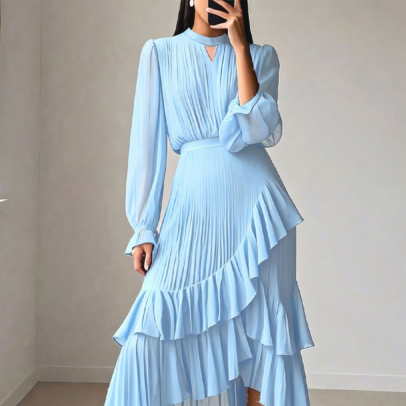 Dianna | Robe Midi Plissée