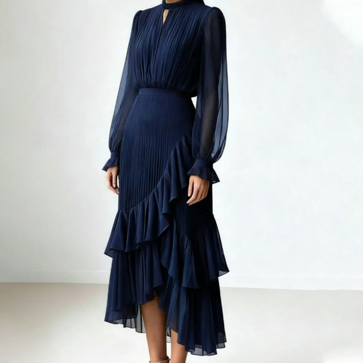 Dianna | Robe Midi Plissée