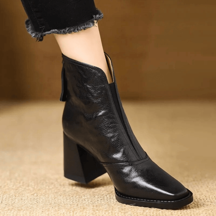 Kassandra | Bottines à Talon Moyen de Luxe