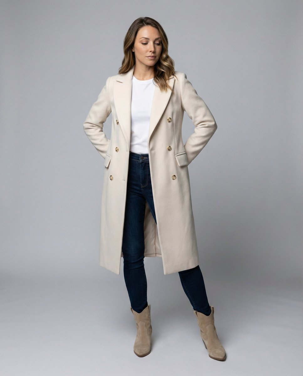 Emeline | Manteau Long Croisé