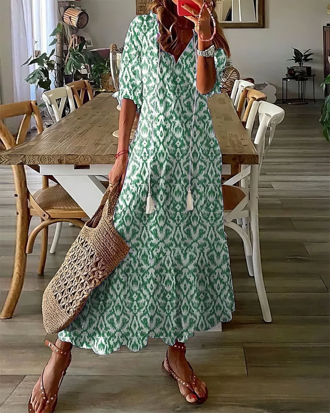 Élodie | Robe Bohème Séduisante et Confortable